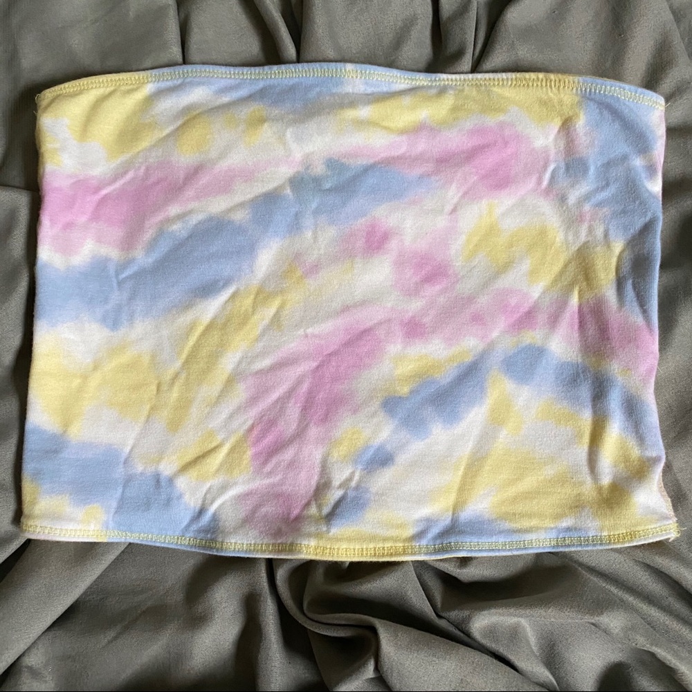 multi color tube top